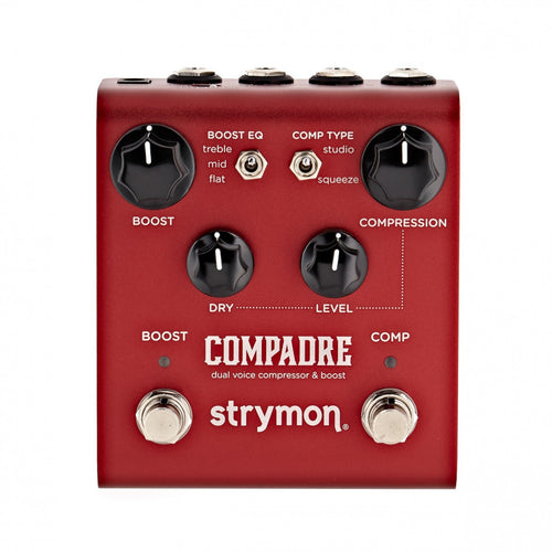 Strymon Compadre Dual Voice Compressor & Boost Guitar Effects Pedal, Analog Pedal