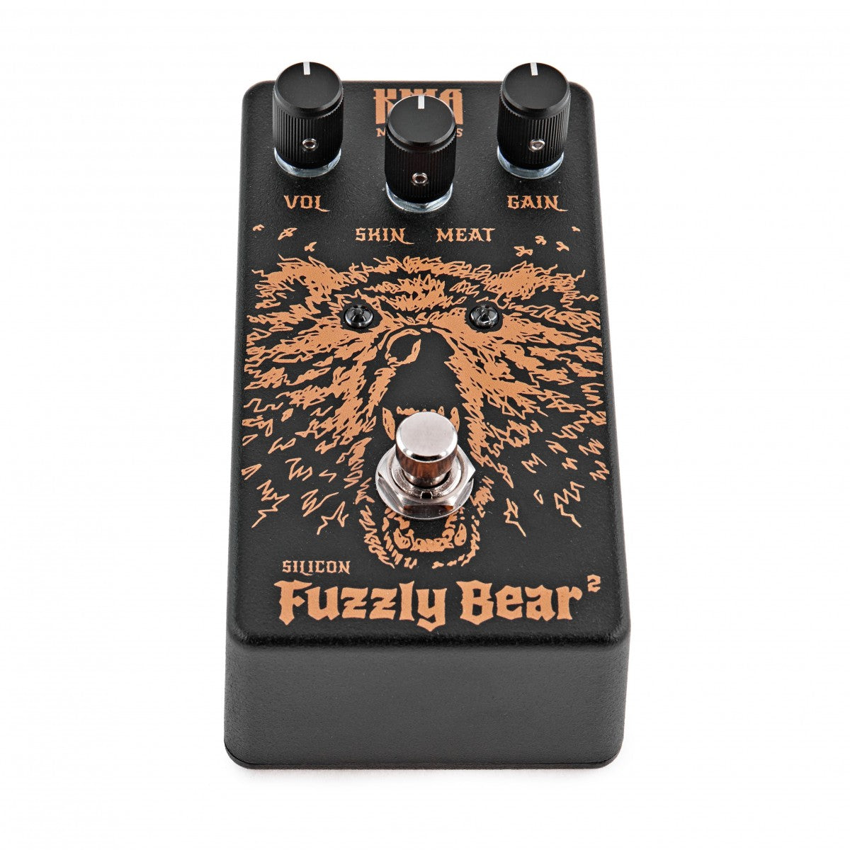 Fuzz Pedal Guitar KMA Machines Fuzzly Bear 2 Silicone