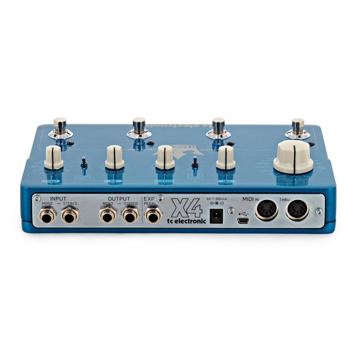 Delay Pedal Guitar TC Electronic Flashback Triple