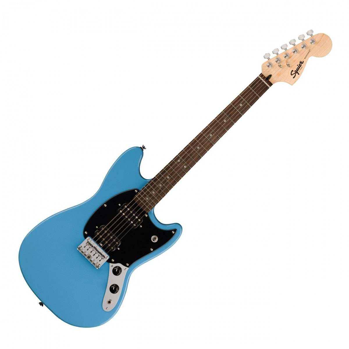 Đàn Guitar Điện Squier Sonic Mustang HH màu California Blue bàn phím Laurel