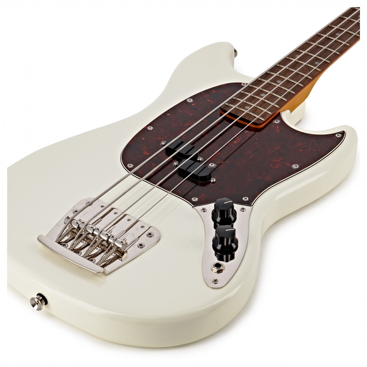 Đàn Guitar Bass Squier Classic Vibe 60s Mustang Bass, Indian Laurel Fingerboard, Olympic White