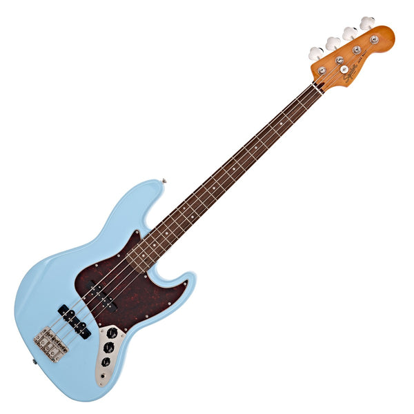 Squier Classic Vibe Late 60s Jazz Bass Indian Laurel Fingerboard Daphne Blue