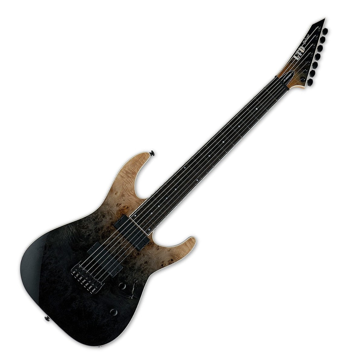 Đàn Guitar Điện ESP LTD M-1007HT 7 String, Black Natural Fade