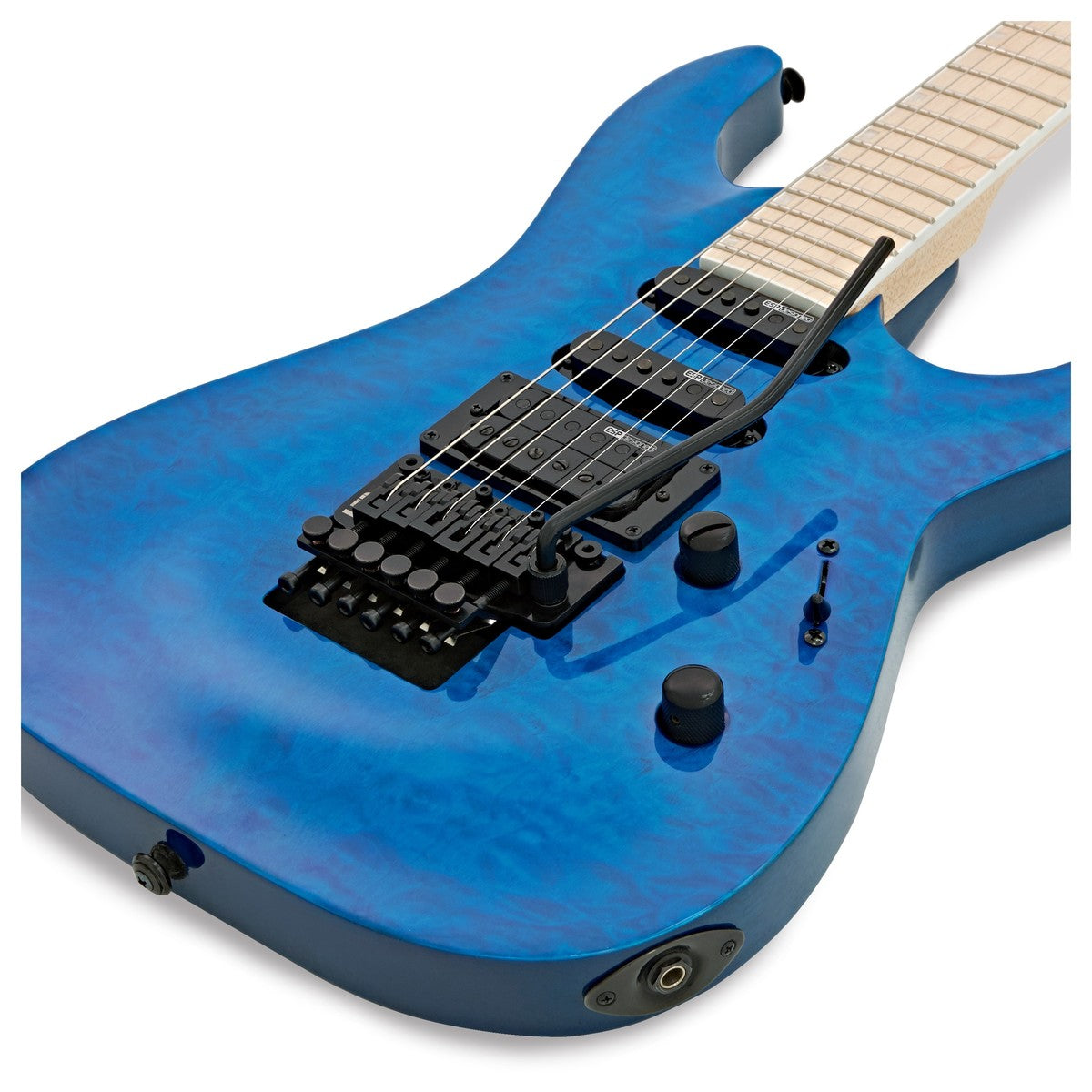 ESP LTD MH-203QM, See Thru Blue
