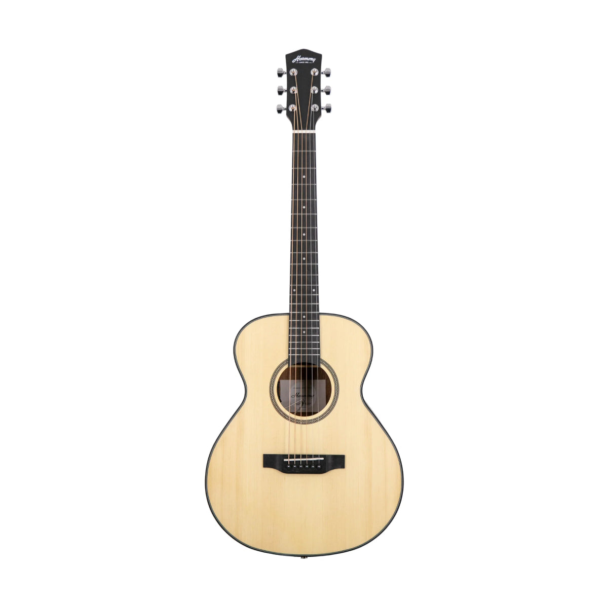 Đàn Guitar Điện Harmony Foundation Series e-Terra ST Petite OM Acoustic Guitar w/Bag, Natural Satin