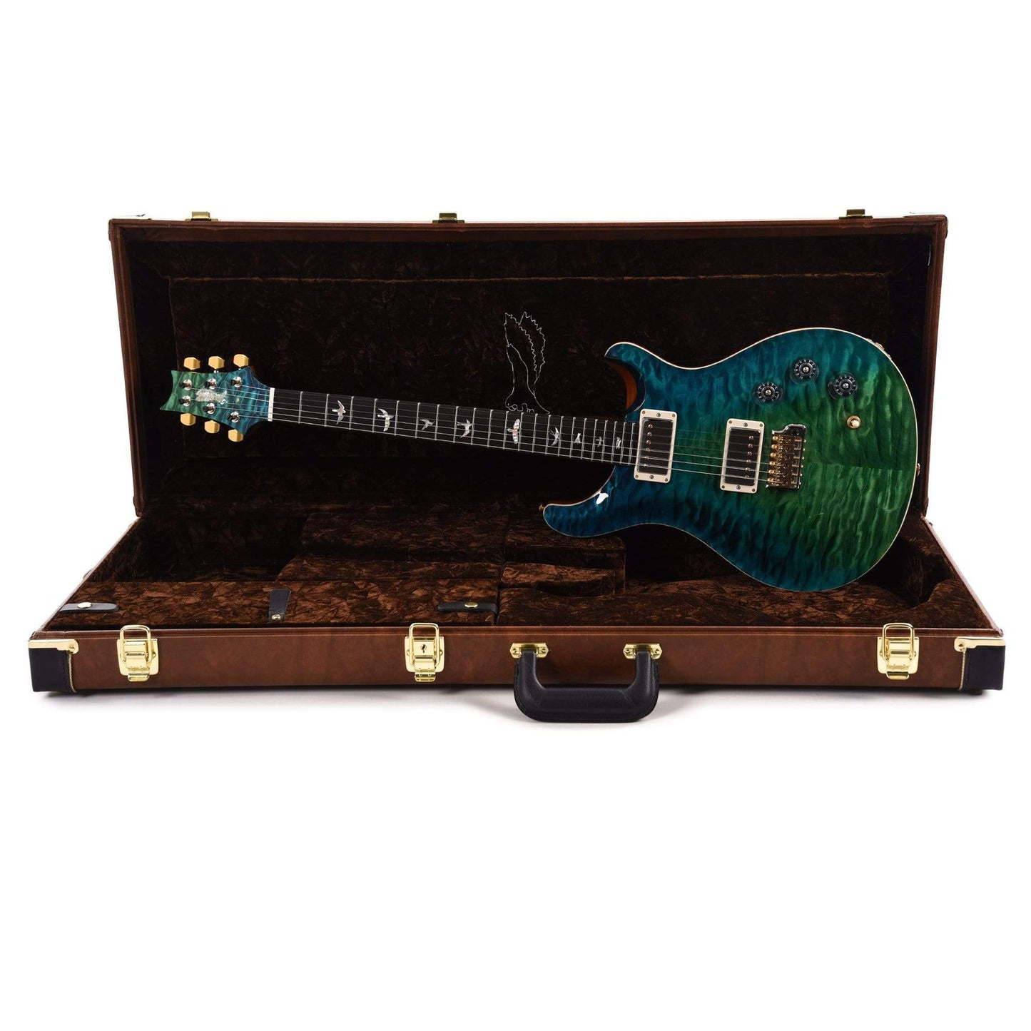 Đàn Guitar Điện PRS DGT Wood Library 10 Top Private Stock, Laguna Dragon's Breath Smoked Burst w/Case