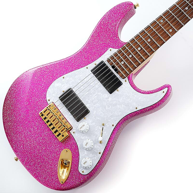 Đàn Guitar Điện ESP EDWARDS E-SNAPPER TO- Twinkle Pink