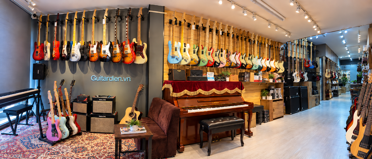 Showroom Guitar Điện Quận 3 TPHCM