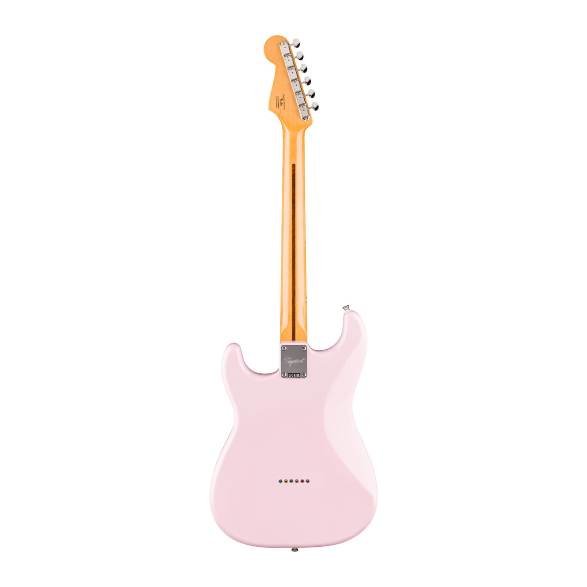 Đàn Guitar Điện Squier Classic Vibe '50s Stratocaster HT màu Shell Pink – mặt sau