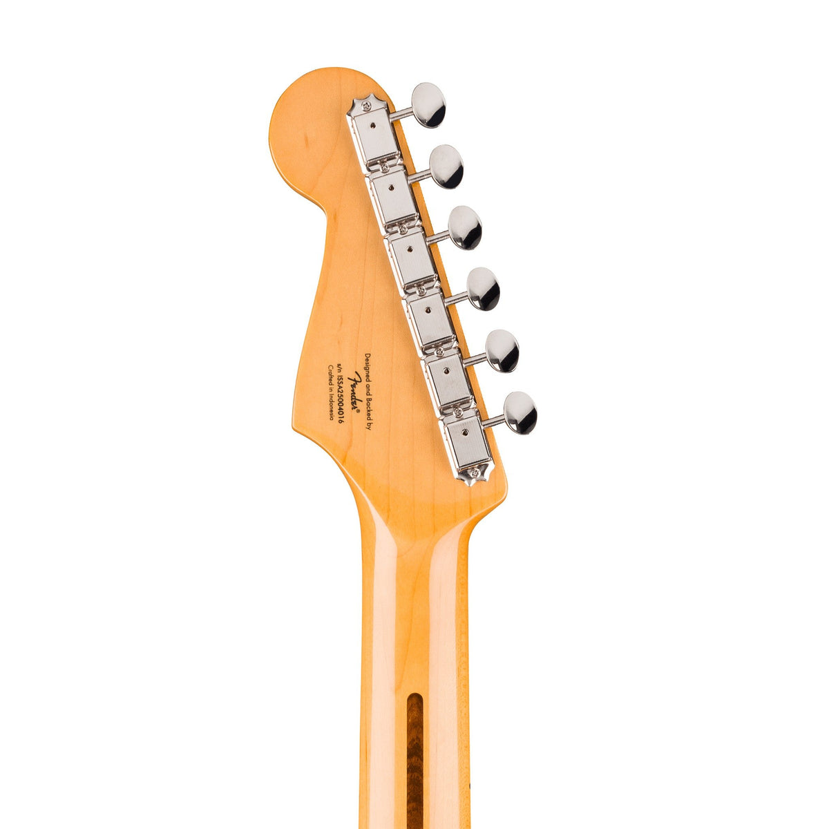 Đàn Guitar Điện Squier Classic Vibe '50s Stratocaster HT màu Shell Pink – đầu đàn mặt sau