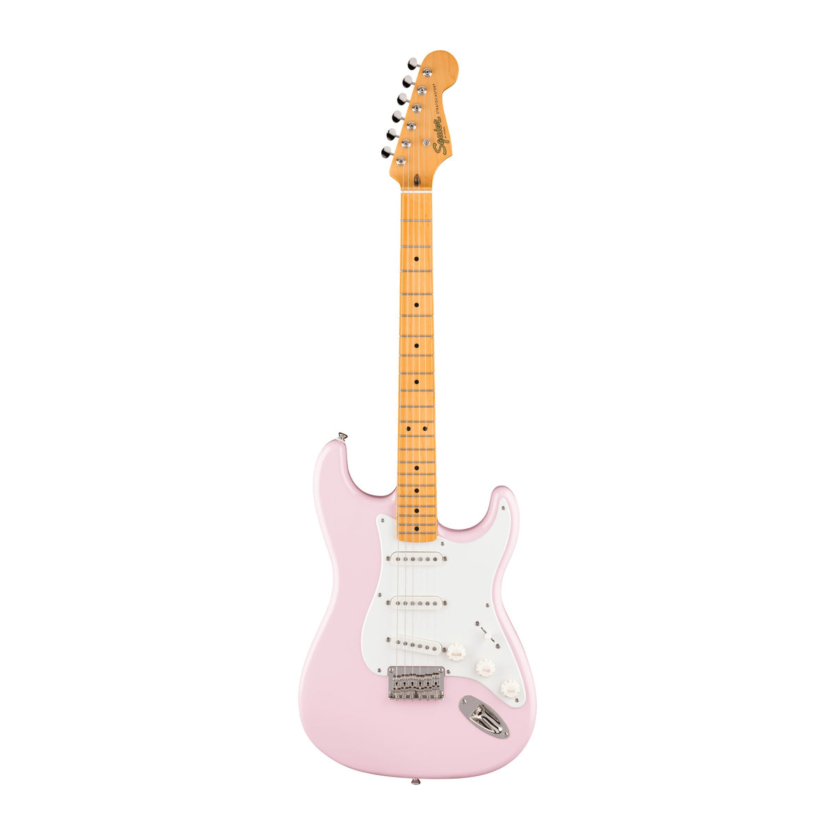 Đàn Guitar Điện Squier Classic Vibe '50s Stratocaster HT màu Shell Pink