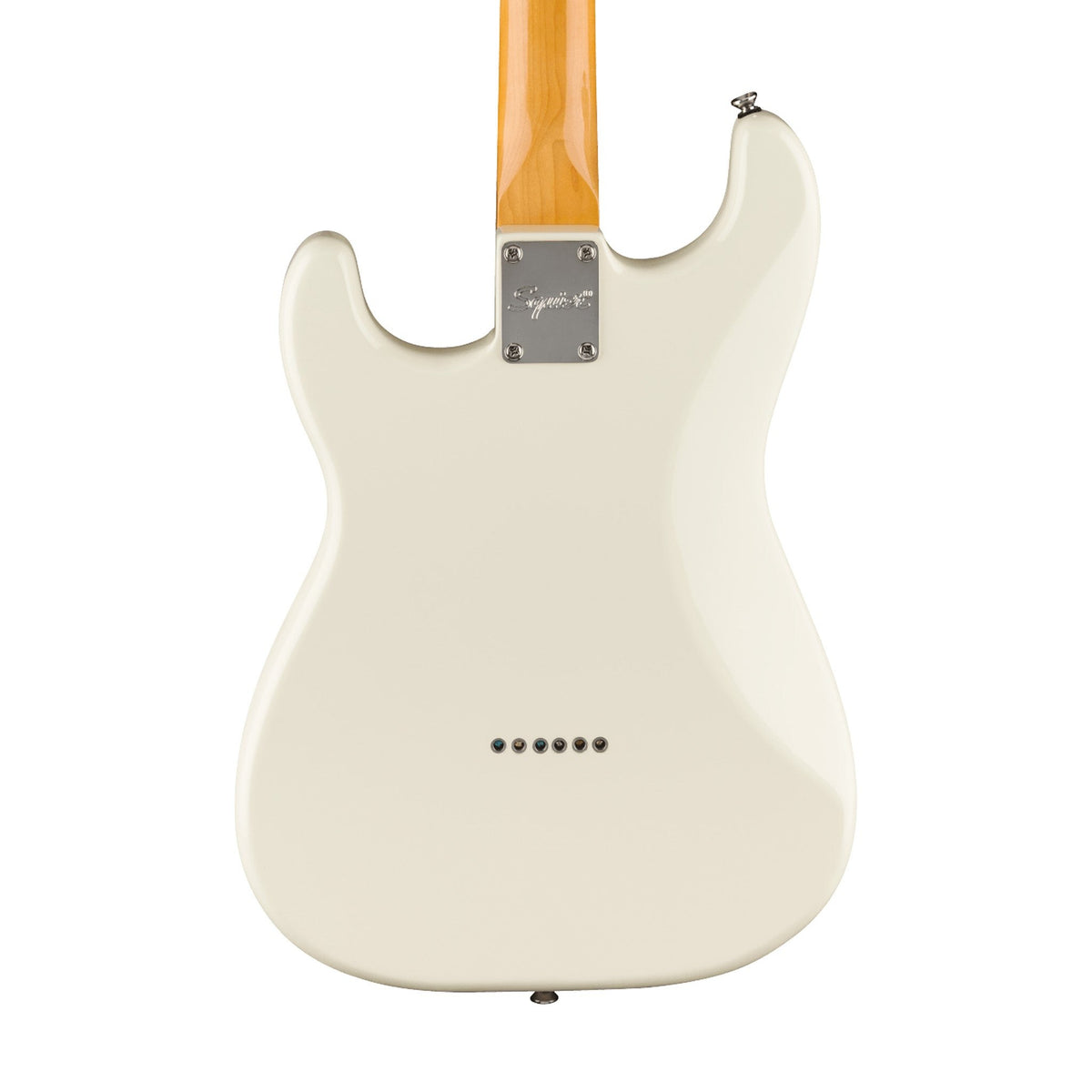 Đàn Guitar Điện Squier Classic Vibe '70s Stratocaster HT HSS màu Olympic White – thân đàn mặt sau