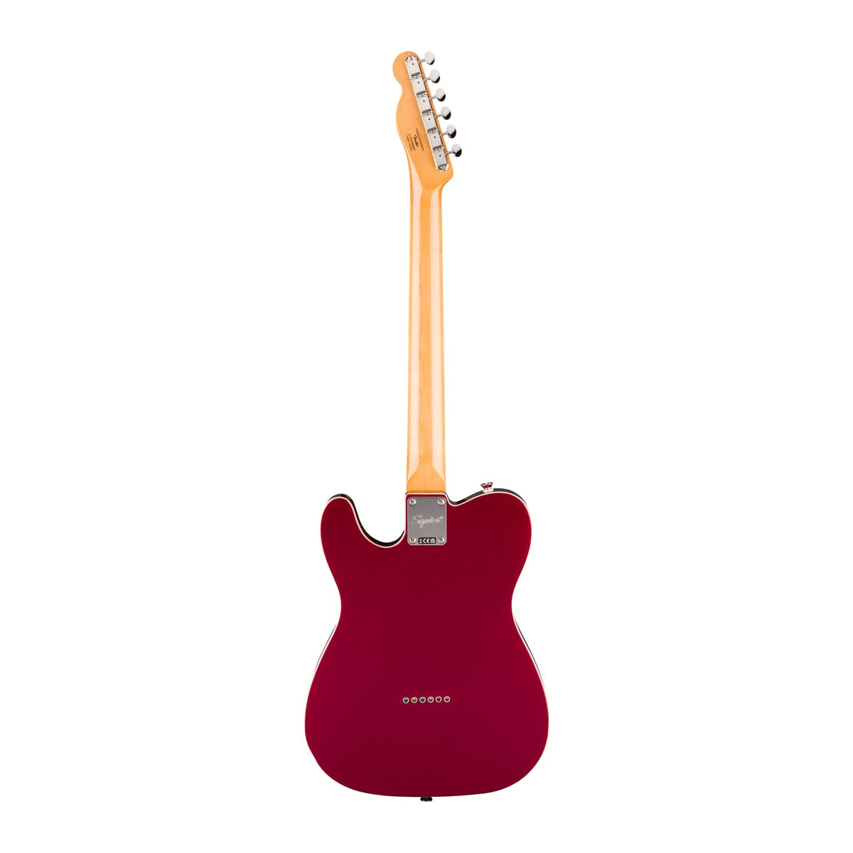 Đàn Guitar Điện Squier Classic Vibe Custom Esquire màu Candy Apple Red – mặt sau