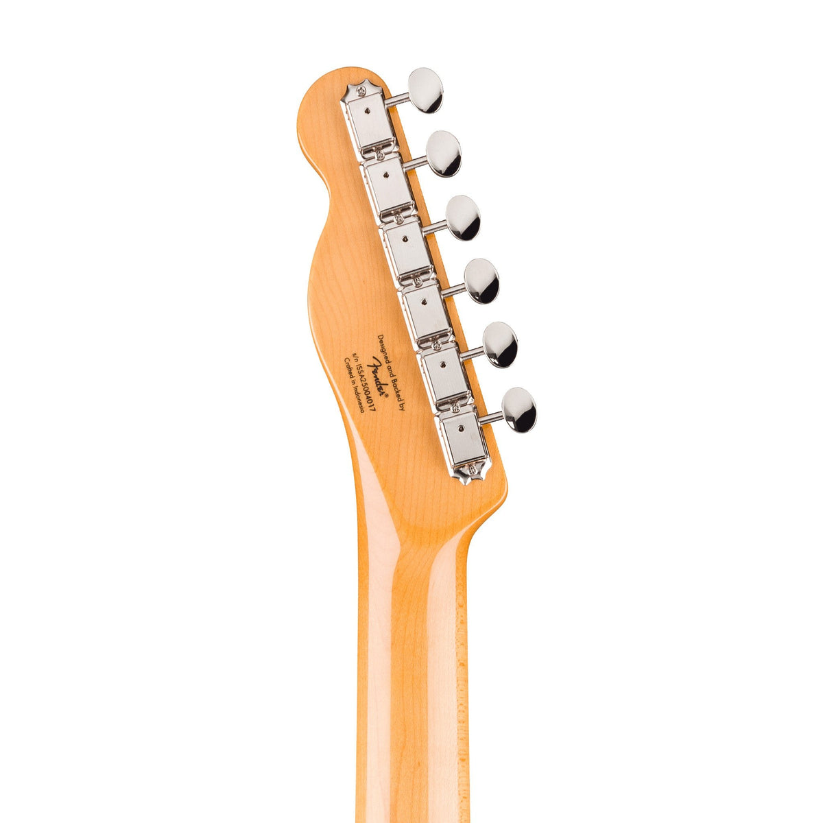 Đàn Guitar Điện Squier Classic Vibe Custom Esquire màu Candy Apple Red – đầu đàn mặt sau