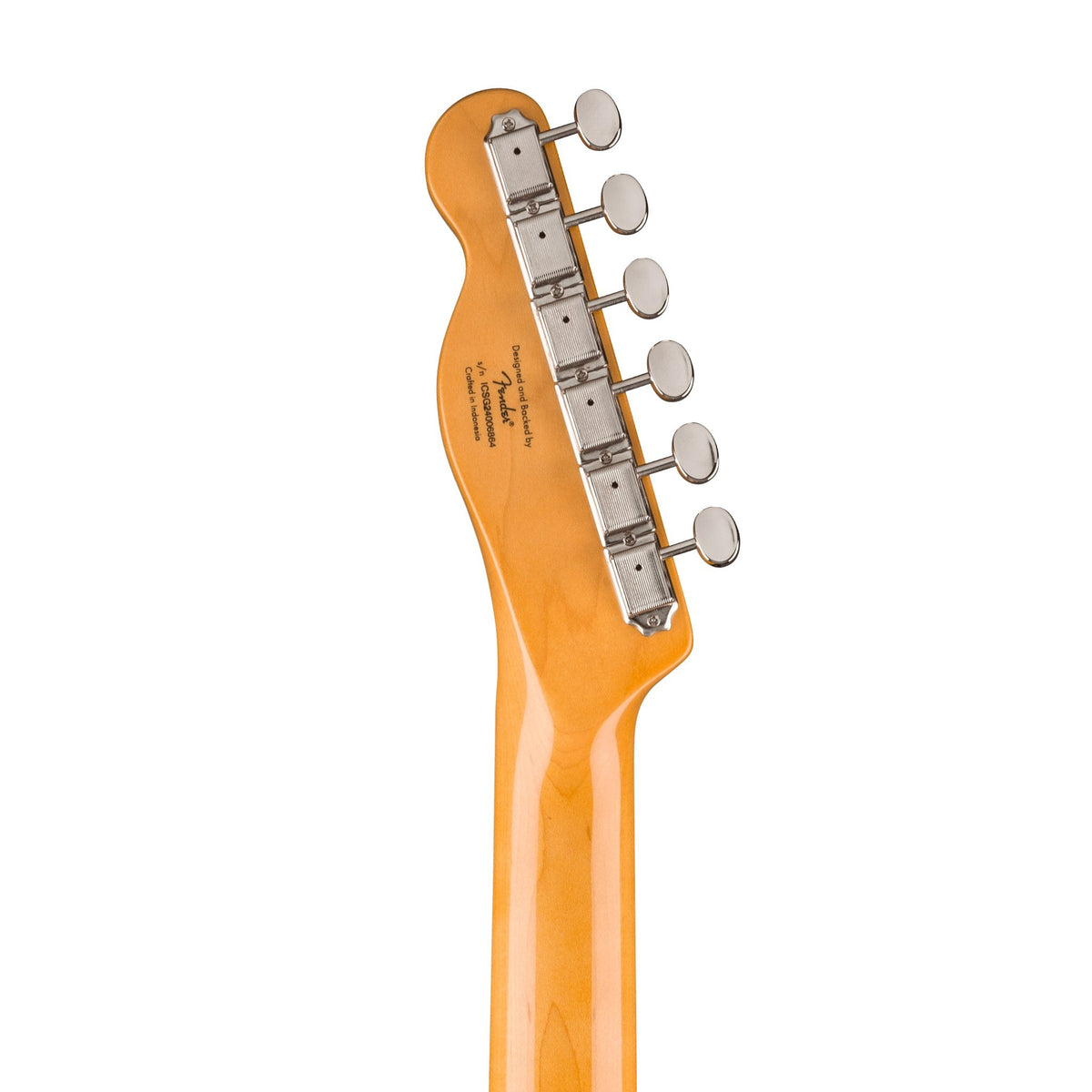 Đàn Guitar Điện Squier Classic Vibe Custom Esquire màu Sherwood Green – đầu đàn mặt sau