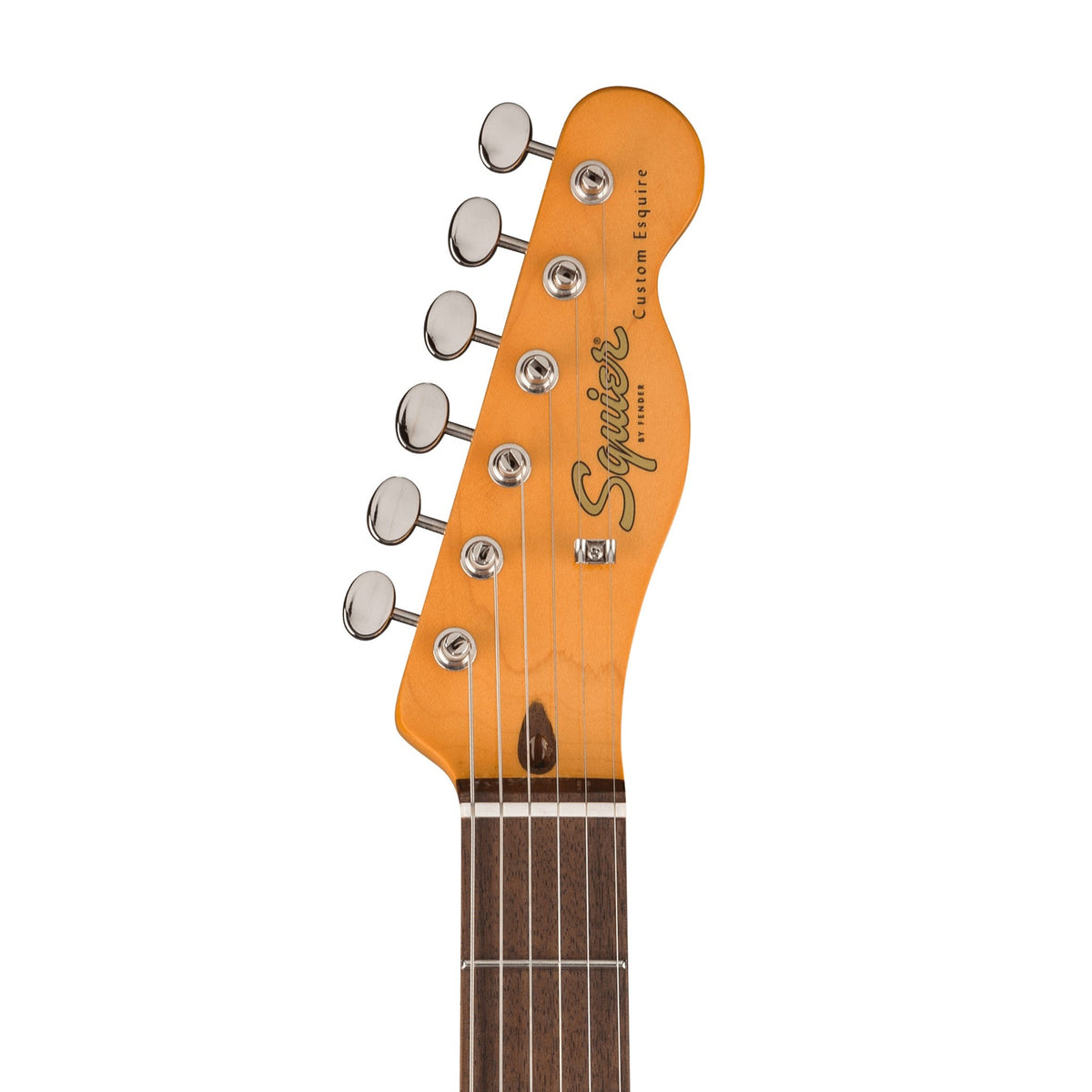 Đàn Guitar Điện Squier Classic Vibe Custom Esquire màu Sherwood Green – đầu đàn mặt trước