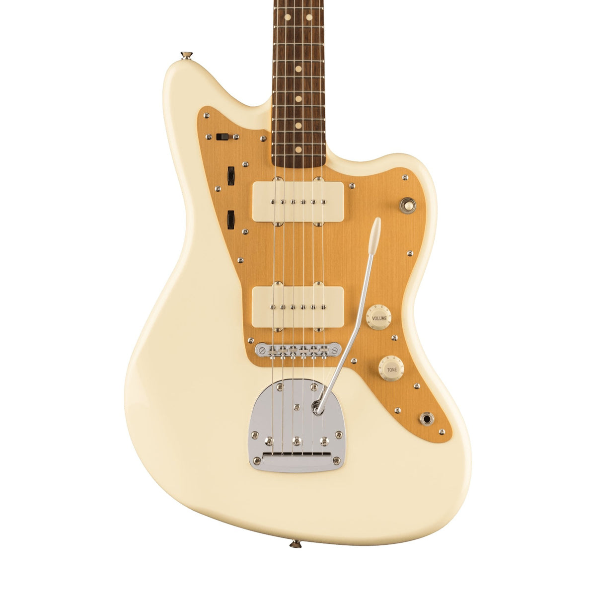 Đàn Guitar Điện Squier J Mascis Jazzmaster màu Vintage White – thân đàn mặt trước