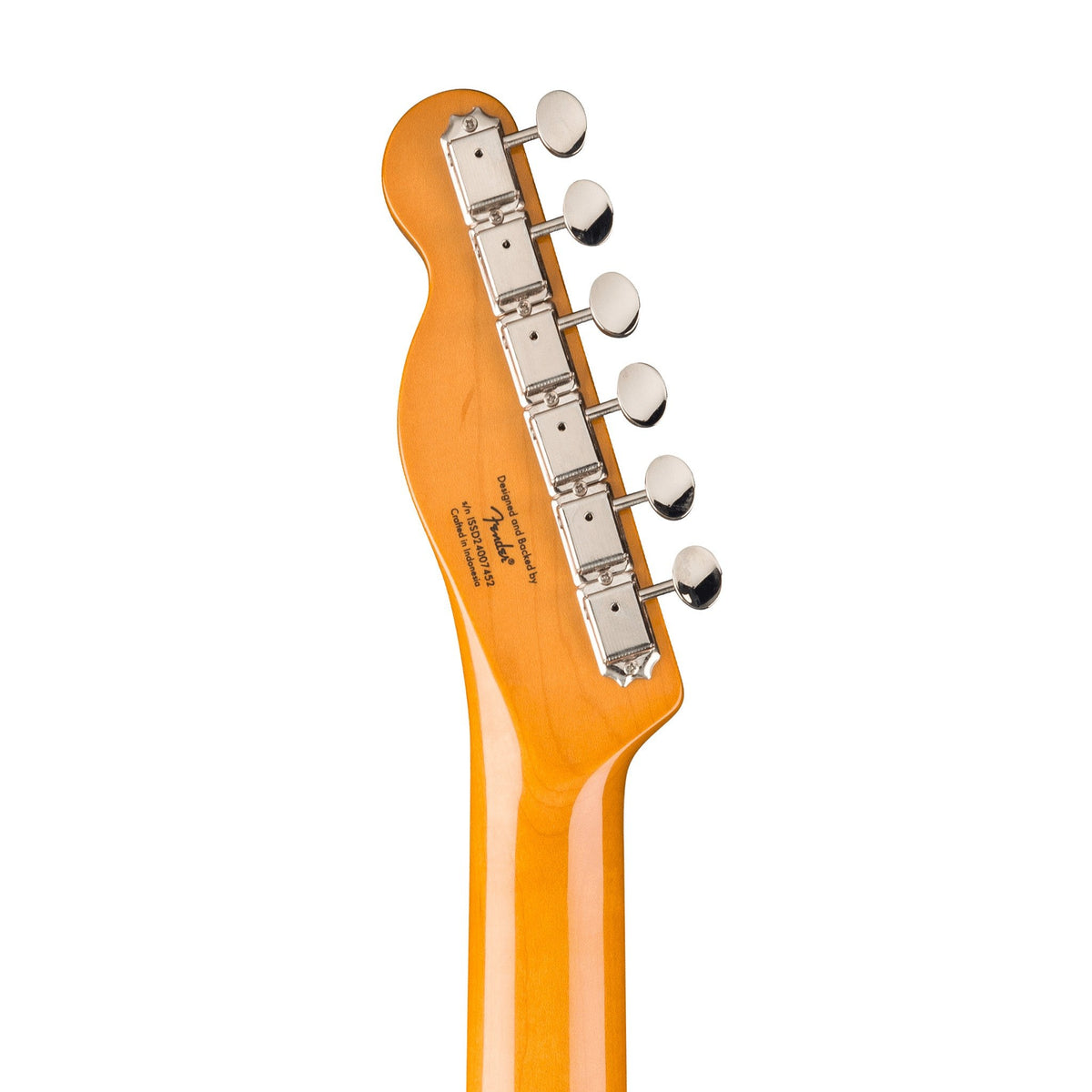 Đàn Guitar Điện Squier Limited Edition Classic Vibe '60s Custom Esquire màu Shell Pink – đầu đàn mặt sau