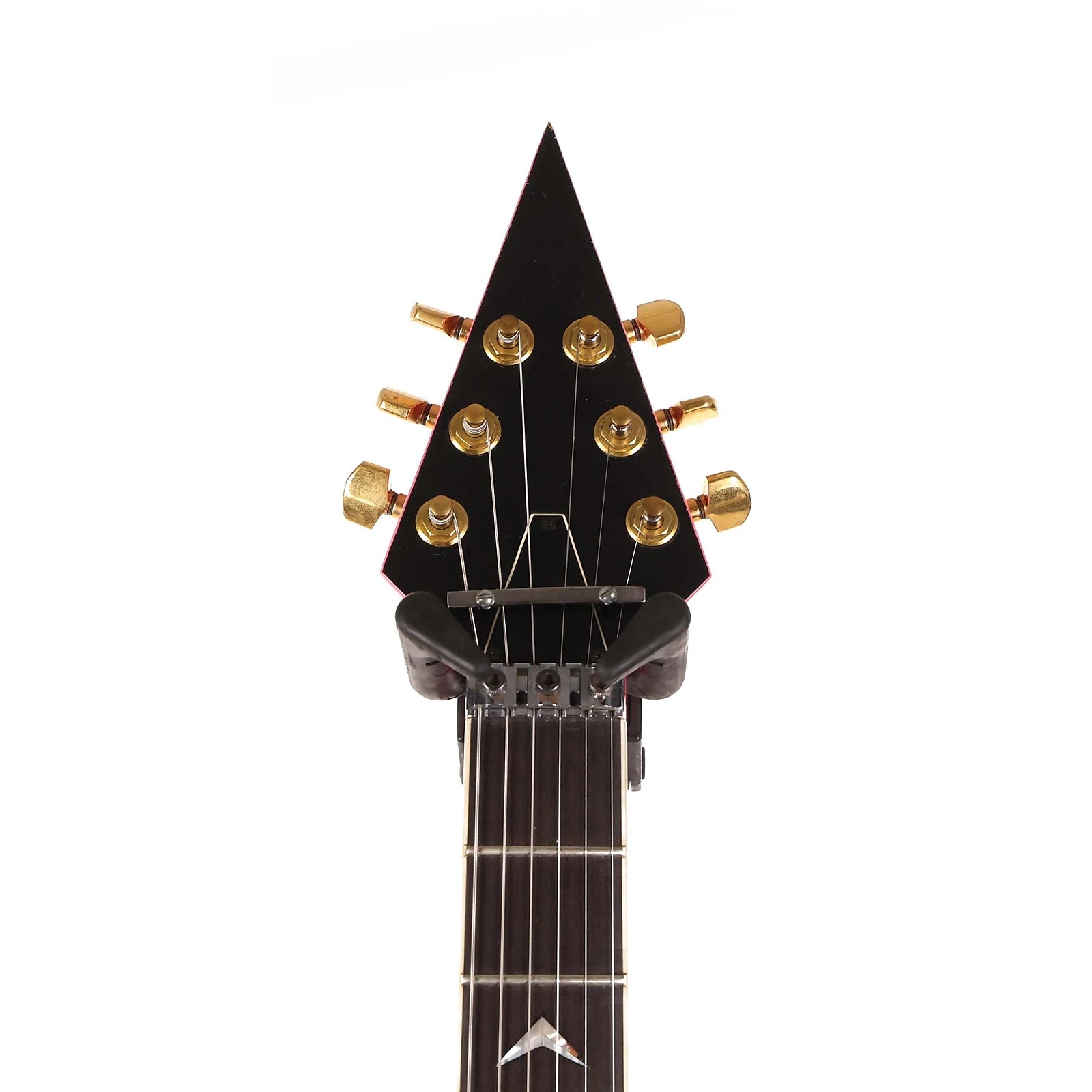 Đàn Guitar Điện Charvel 1980 Vic Vergat Pointy V HSH, Ebony Fingerboard, Pink and Black