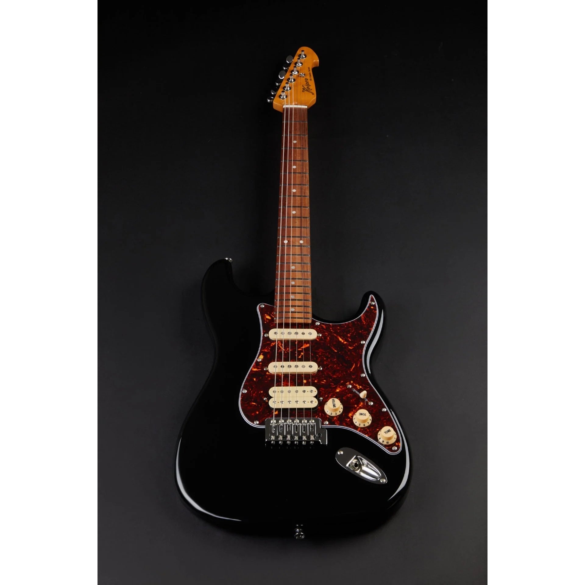 Đàn Guitar Điện Keipro Classic Series ST HSS Rosewood Fingerboard Black