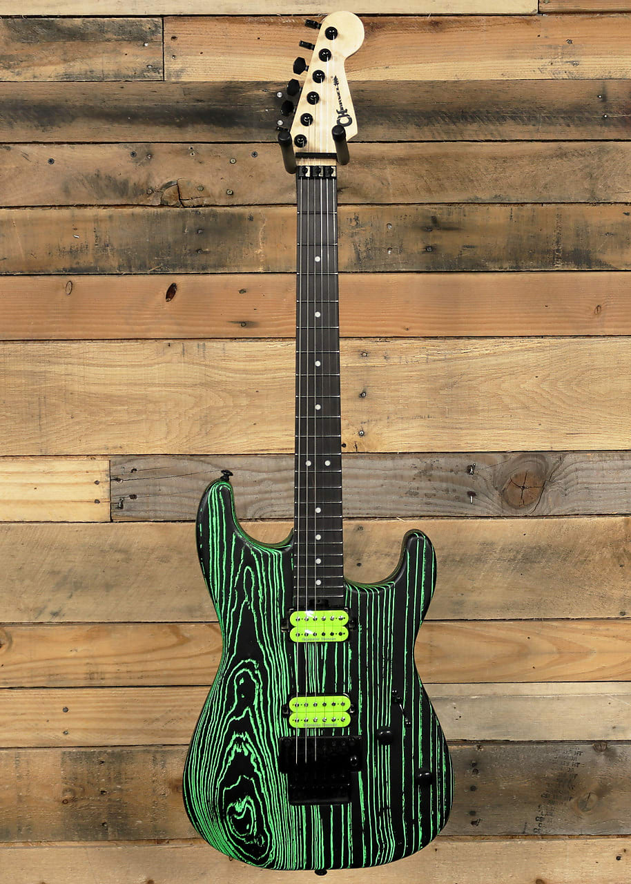 Đàn Guitar Điện Charvel Limited Edition Pro-Mod San Dimas Style 1 HH FR E ASH, Ebony Fingerboard, Green Glow