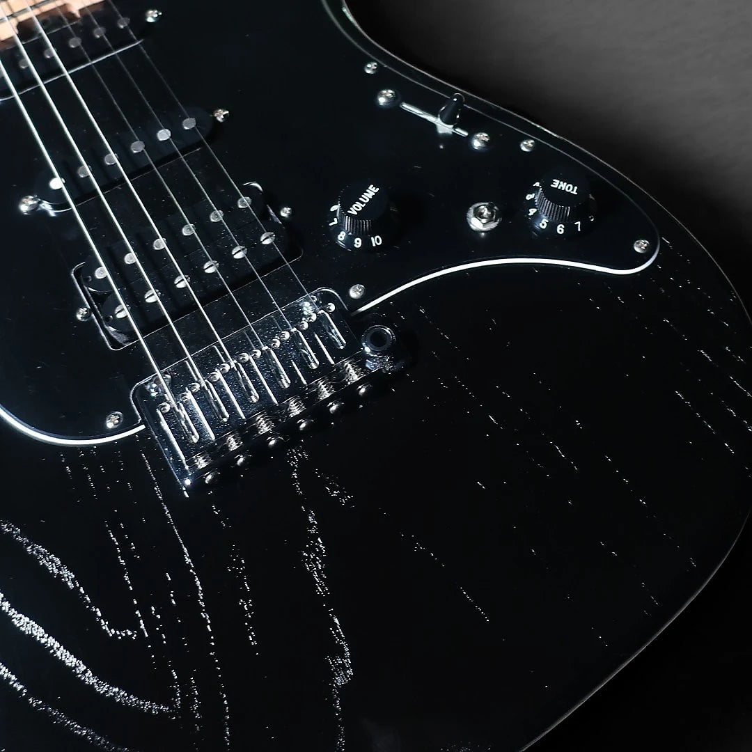 Đàn Guitar Điện ESP EDWARDS E-SNAPPER-AS/M- Solid Black